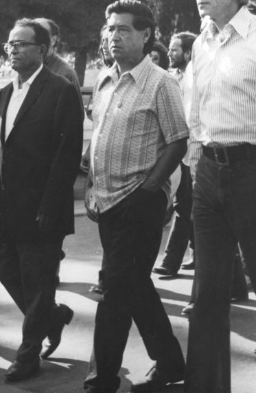 (3239) Cesar Chavez, Peace Demonstration, 1971. (3239) Cesar Chavez, Peace Demonstration, 1971.